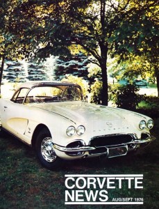 Magazine Corvette News Aout  Septembre 1976